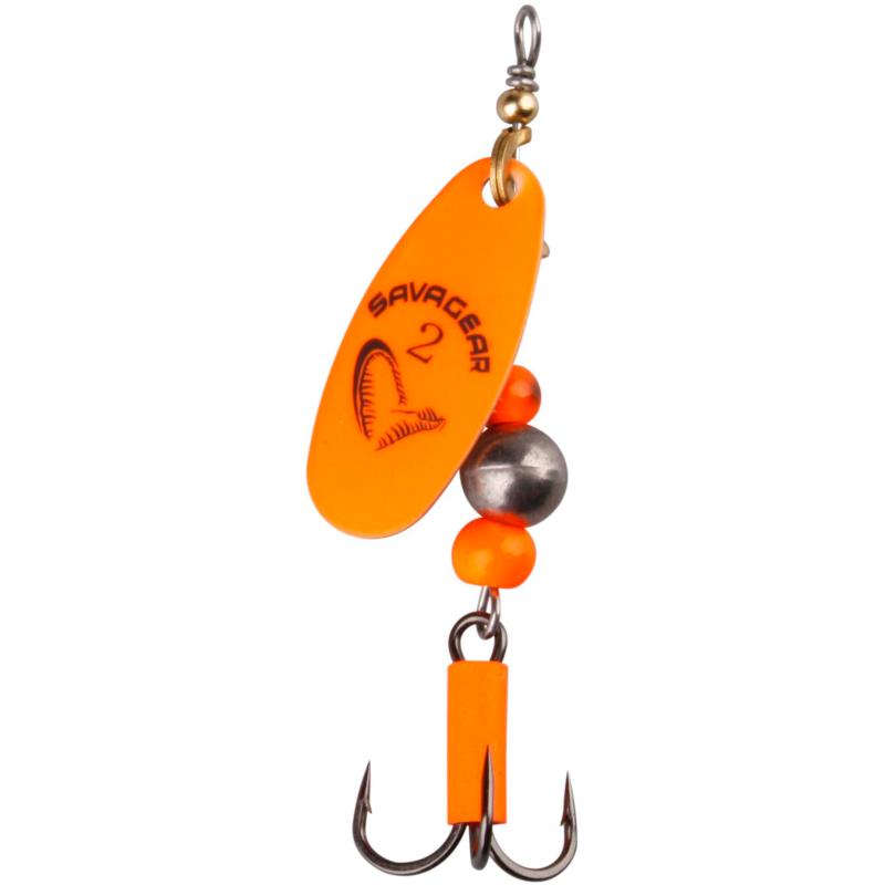 Savage Gear Caviar Spinner # 2 6G Coulant Orange Fluo
