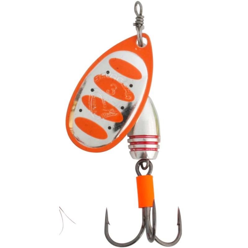 Savage Gear Rotex Spinner #1 3.5G Coulant Fluo Orange/Argent