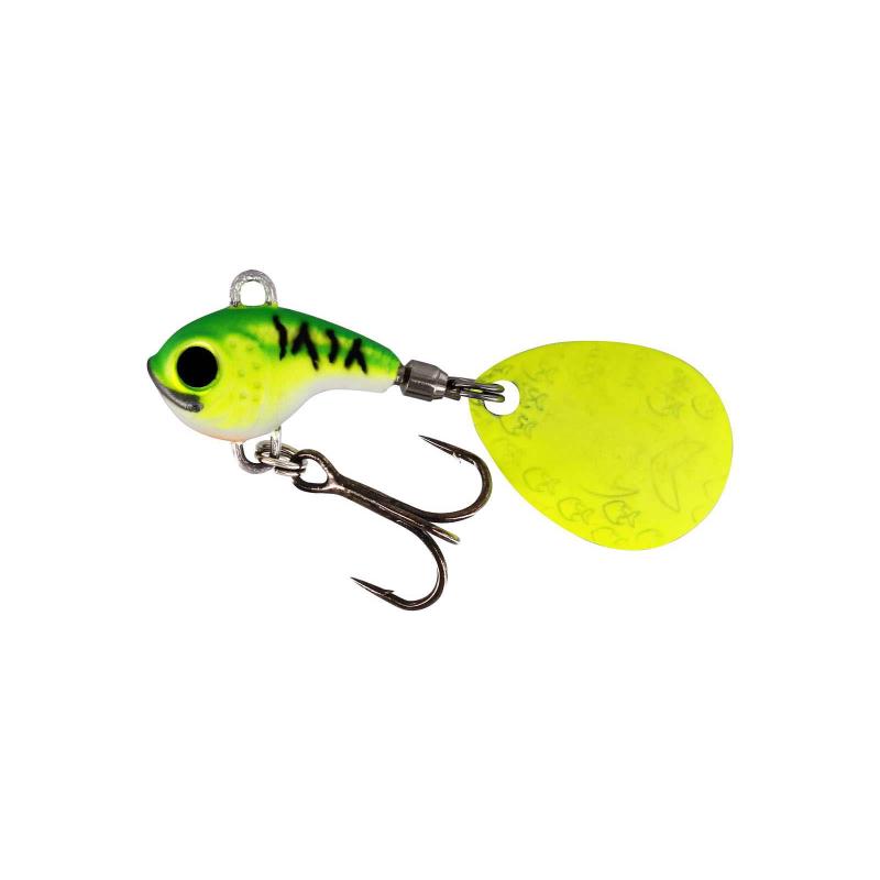 Westin DropBite Tungsten Spin Tail Jig 1,6cm 7g Chartreuse Ice