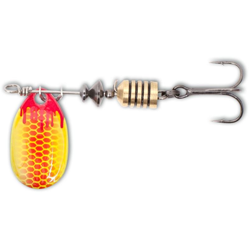 Magic Trout Spoon 3,6g 2,5cm Bloody Spinner red / yellow