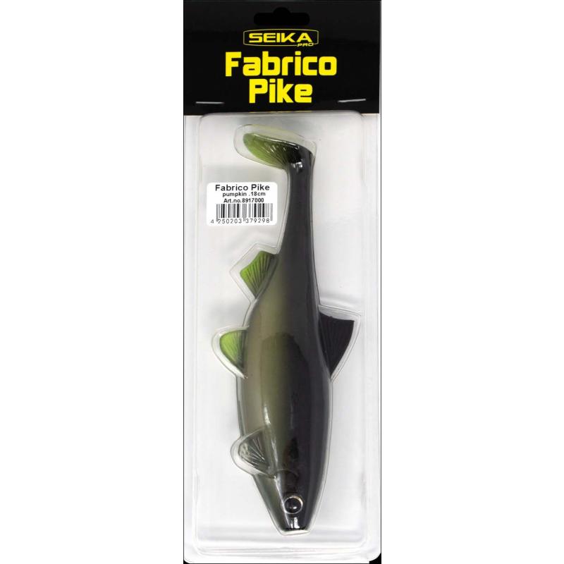 Seika Pro rubber fish Fabrico Pike 18cm Pumpkin