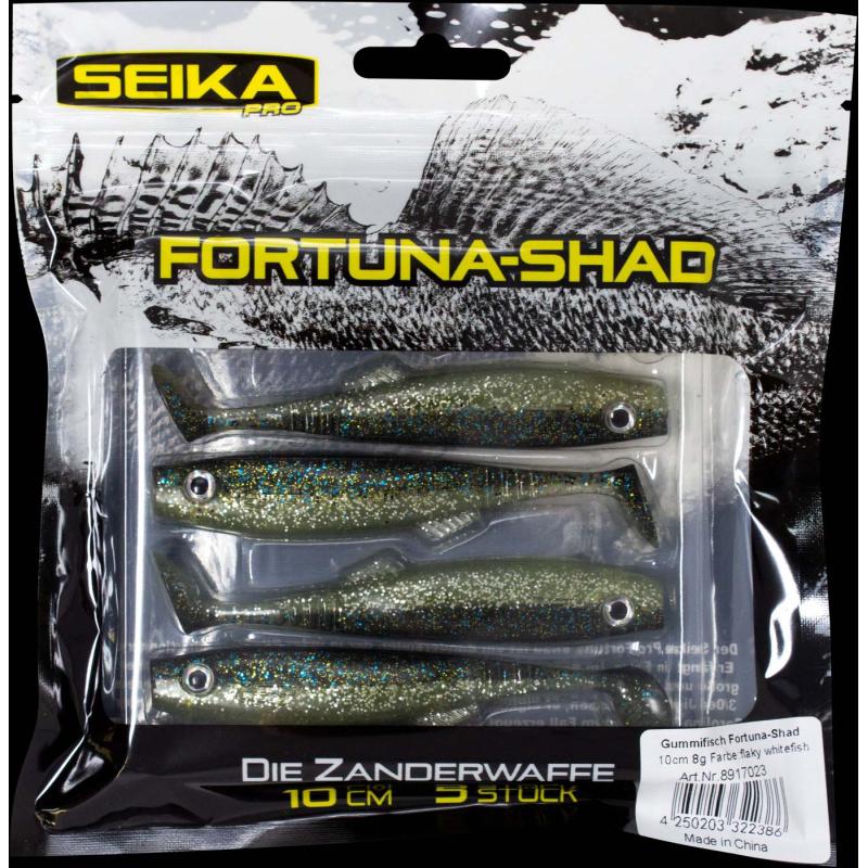 Seika Pro poisson en caoutchouc Fortuna Shad 10cm corégone feuilleté