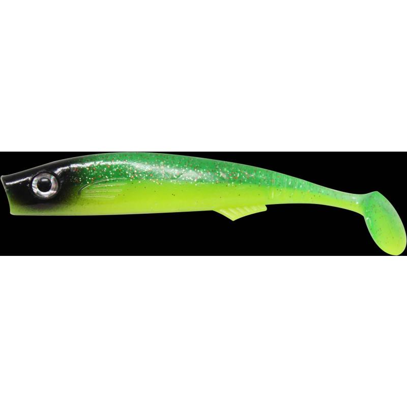Seika Pro rubber fish Fortuna Shad 10cm green light