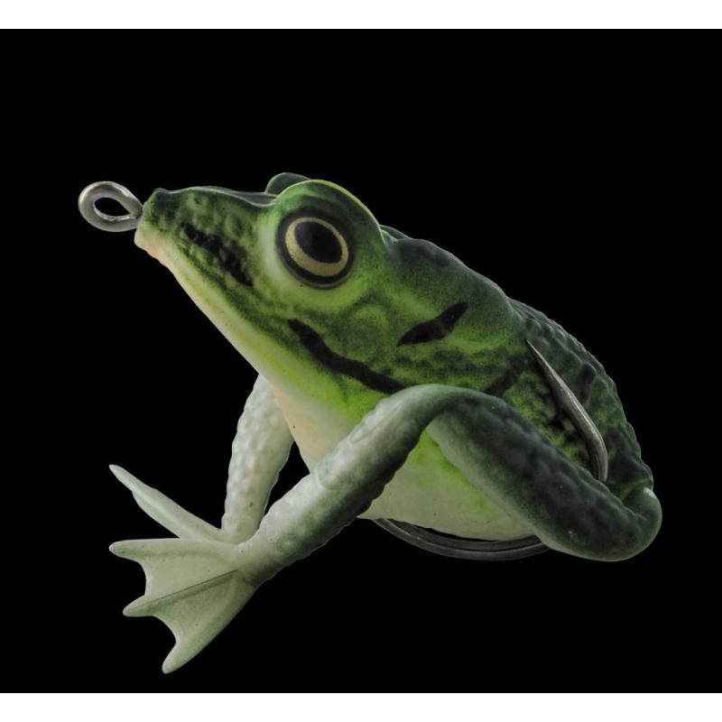 JENZI , The Prince"- Realistic Frog Dark green