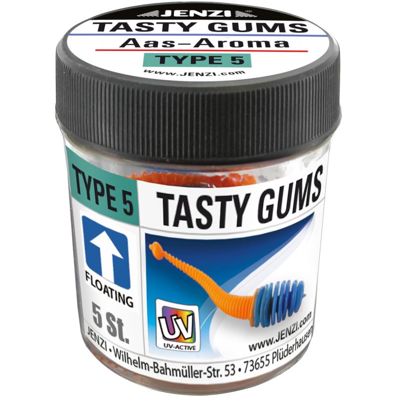 JENZI Tasty Gums soft bait with odor type. 5 Col. 5