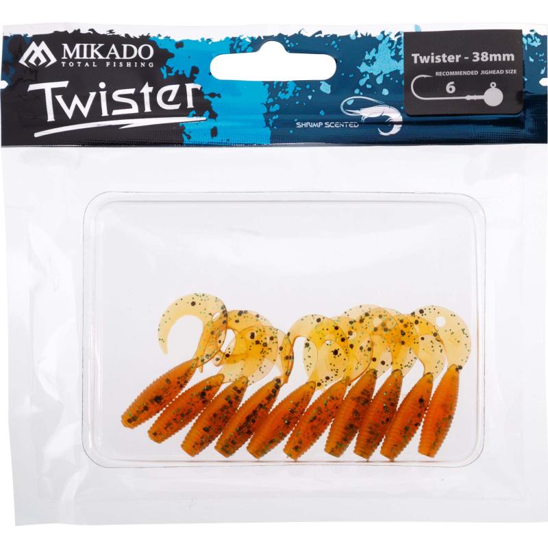 Mikado Twister 38mm/Orange Pepper.