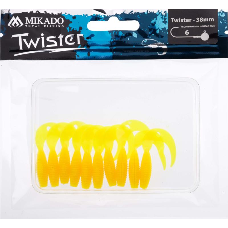 Mikado Twister 38mm/Yellow.