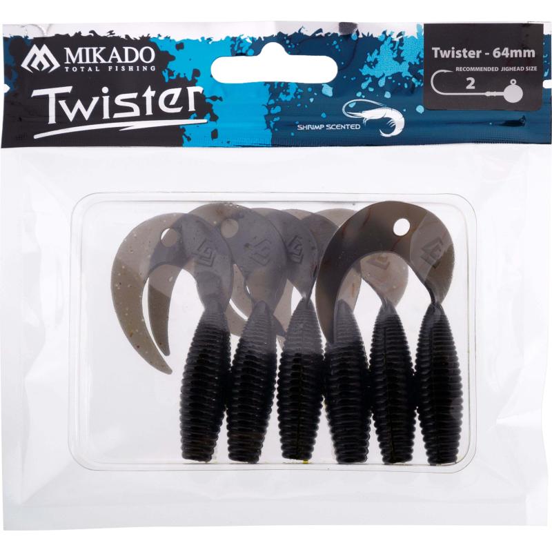 Mikado Twister 64mm/ Zwart .
