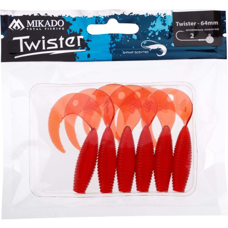 Mikado Twister 64mm/ Red .
