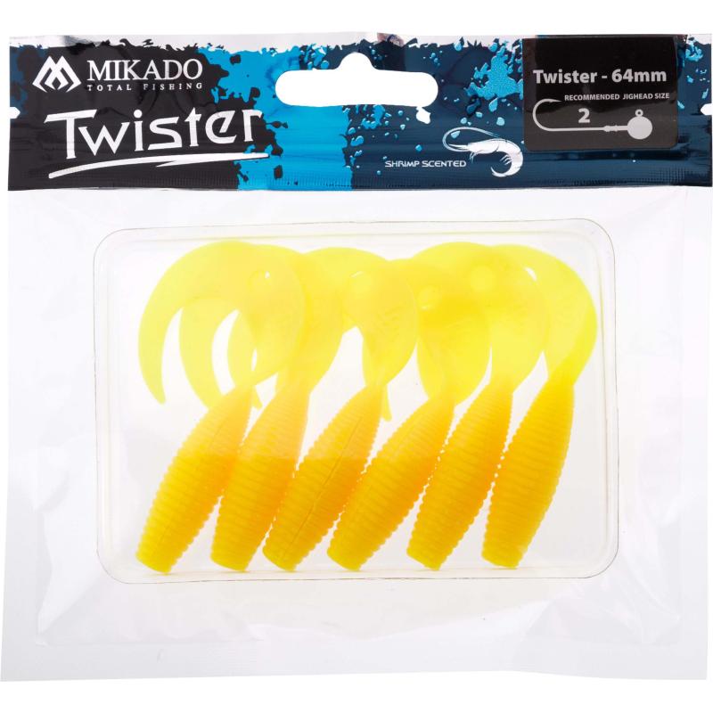 Mikado Twister 64mm/ Yellow .