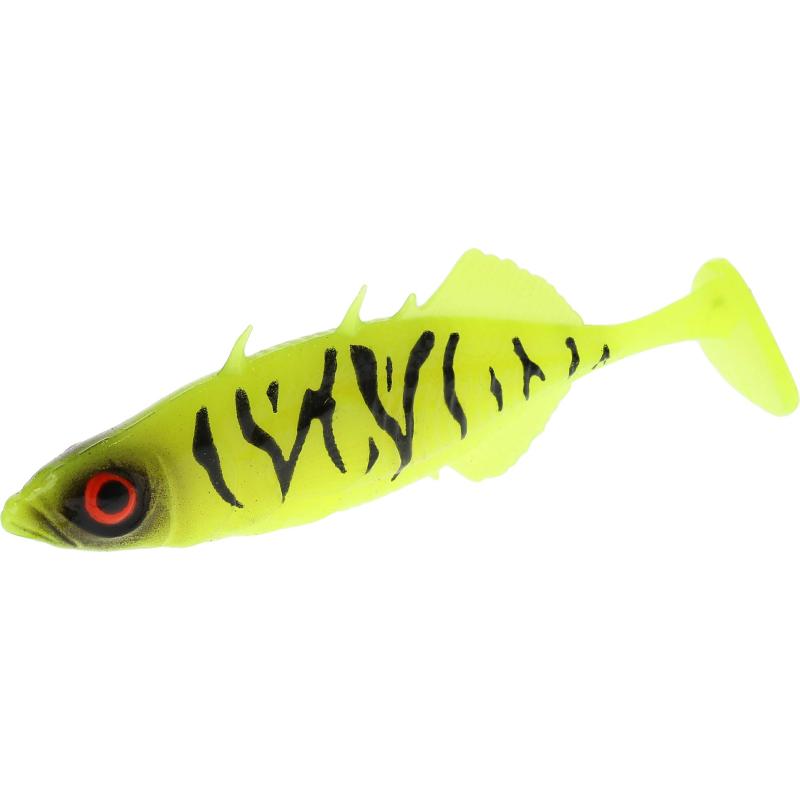 Mikado Köder - Real Fish Stickleback 5cm / Fluo Tiger - 5 Stck.