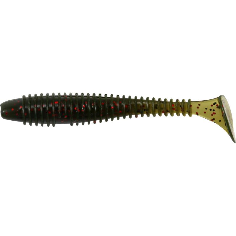 Paladin rubber fish Rib 55mm motoroil SB14 color no.6