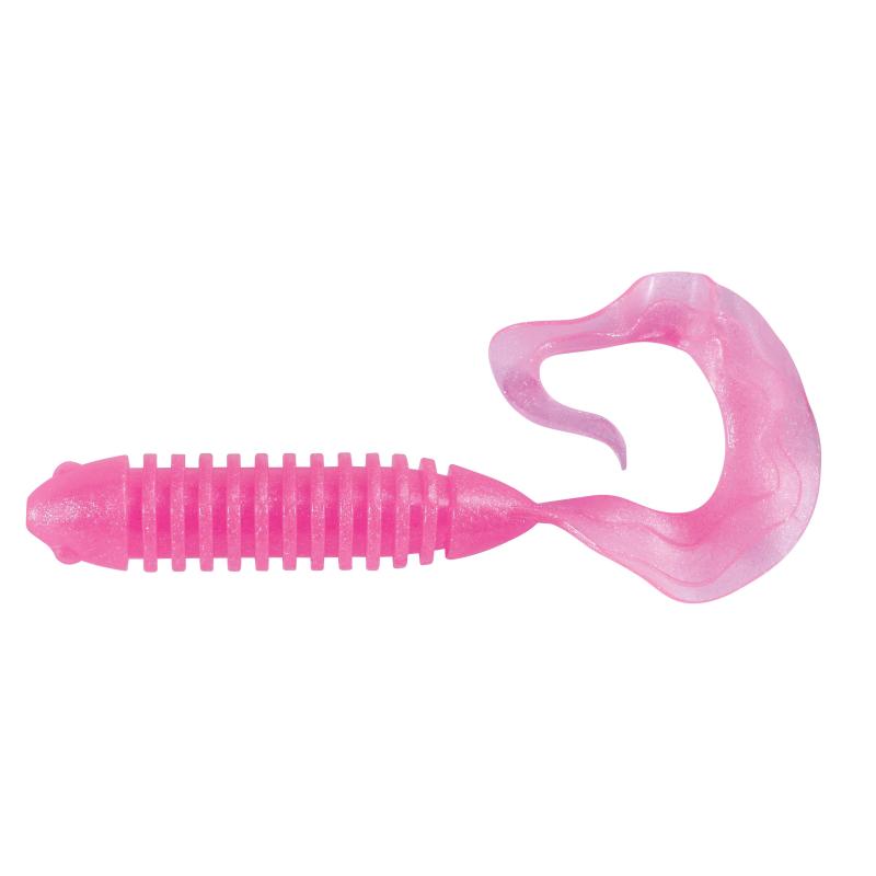 Spro Wave Tail Grub 3" Pearl Pink