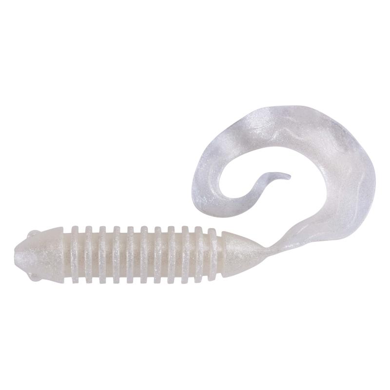Spro Wave Tail Grub 3" Pearl White