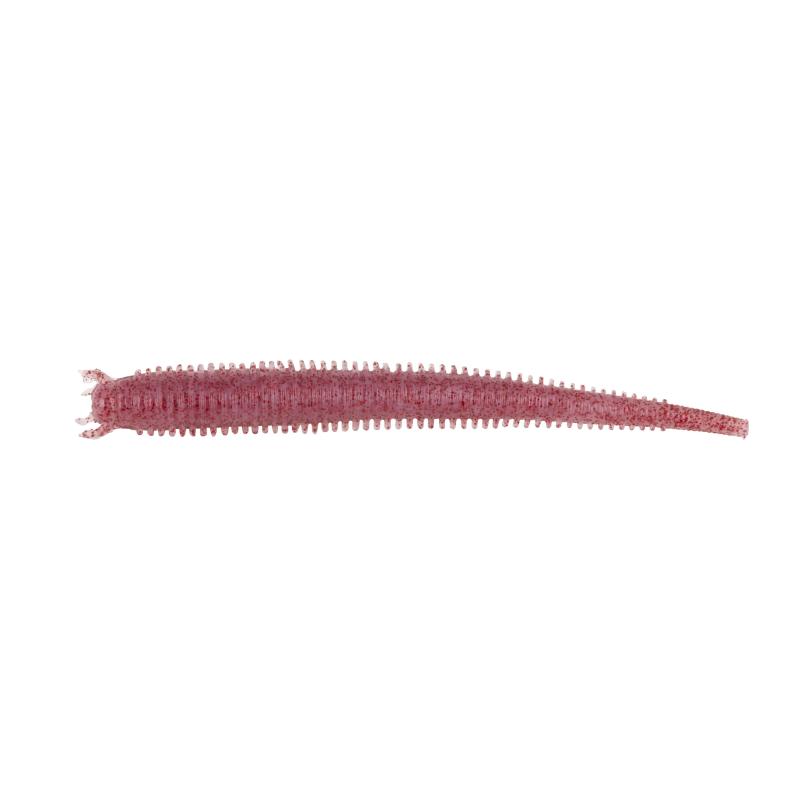 Berkley Gulp Sw Fat Sandworm 4In Clear Red Fleck
