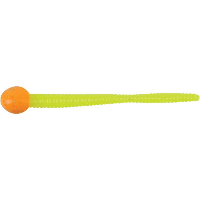 Berkley Powerbait - Mice Tail 3 "Oranje Zilver / Chartreuse