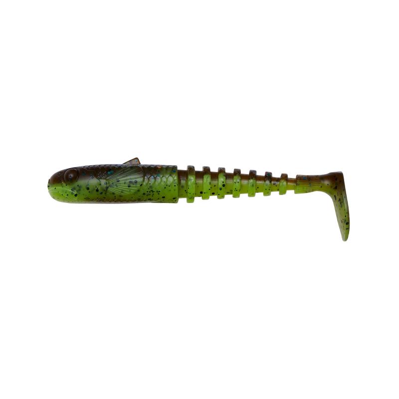 Savage Gear Gobster Shad 7.5 cm 5G Chartreuse Citrouille 5 pièces
