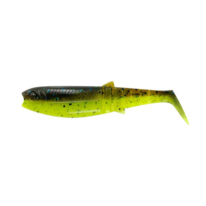 Savage Gear Cannibal Shad 10cm 9G Chartreuse Citrouille 5Pcs