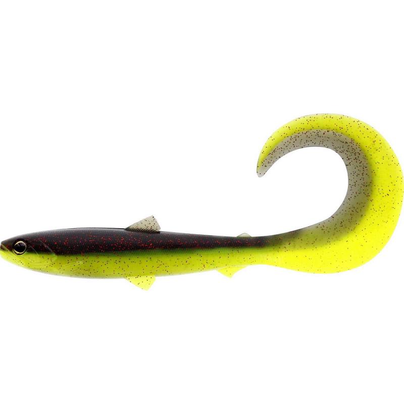Westin BullTeez Curltail 14cm 15g Noir/Chartreuse 2pcs