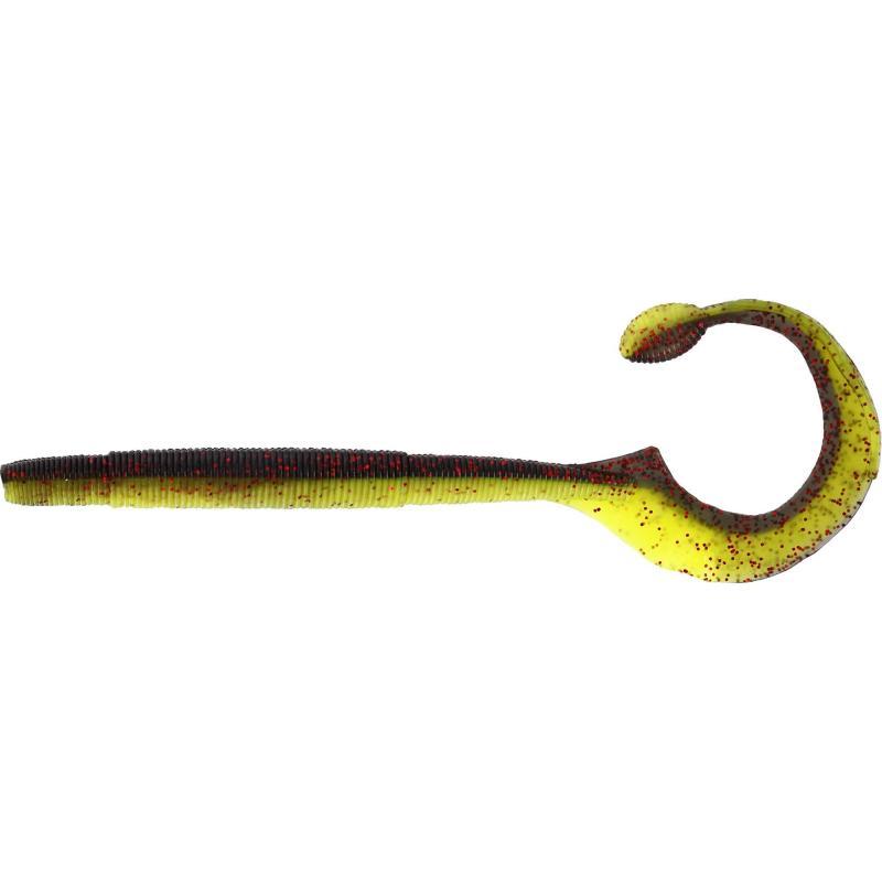 Westin Ned Worm Curl 12cm 3G Black/Chartreuse 5P