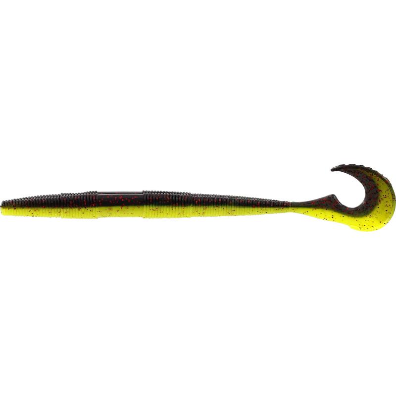 Westin Zwemworm 13cm 5G Zwart/Chartreuse 5P