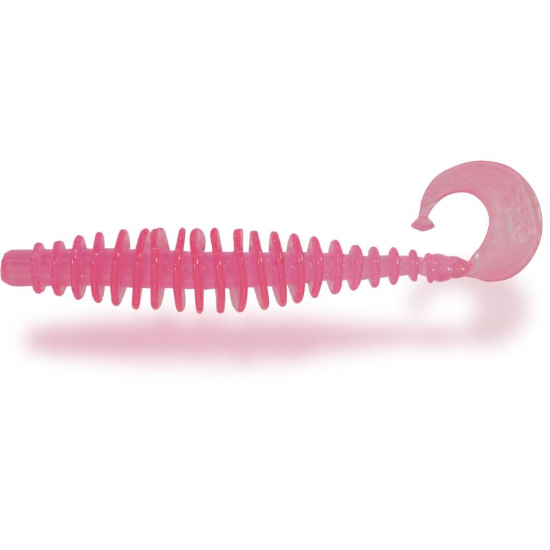 Magic Trout 1,5g 5,5cm T-Worm Twister neon roze kaas
