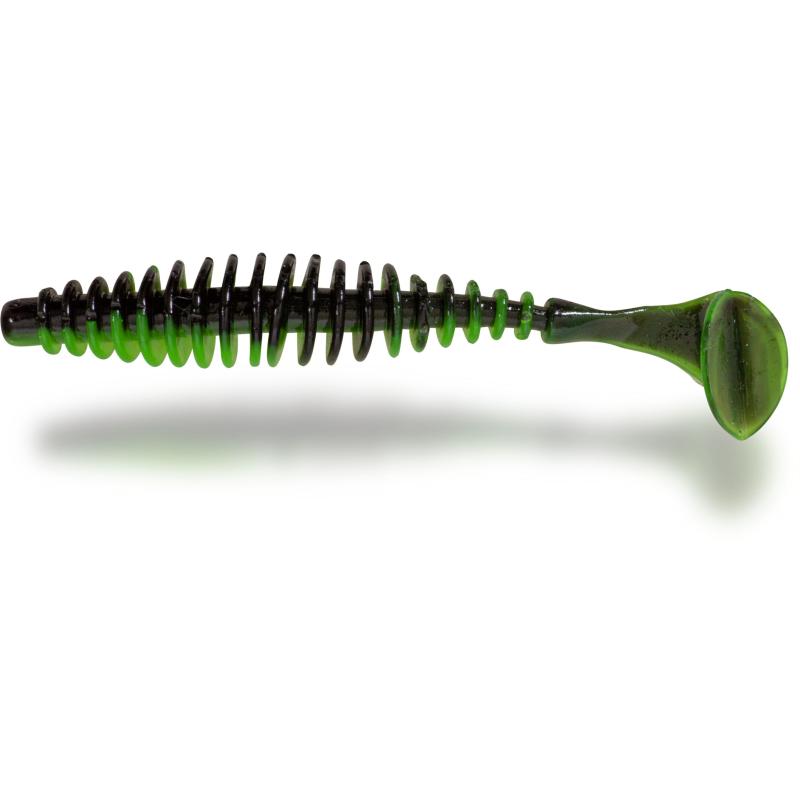 Magic Trout 1,5g 5,5cm T-Worm Paddler neon green / black cheese
