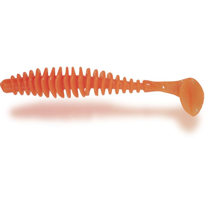 Magic Trout 1,5g 5,5cm T-Worm Paddler neon oranje kaas