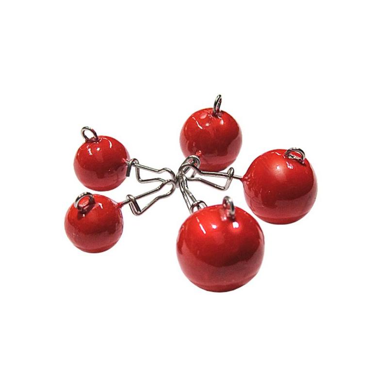 Snap heads, red lead heads 8 g, weight 10 g