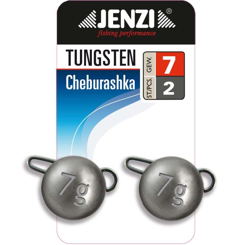 Jenzi Tungsten Chebu, Plain, 2 pcs, 7g