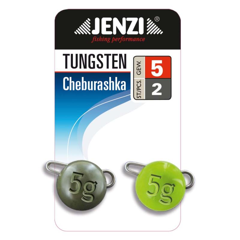 Jenzi Tungsten Chebu, Geel+Pumkin 2st, 5g