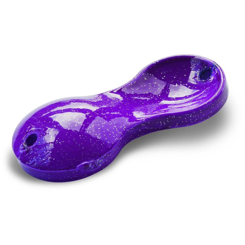 Zebco 20g Z-Sea Flatty Teaser, lead-free purple / rainbow glitter