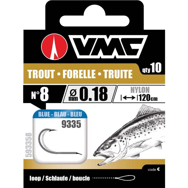 VMC trout hook blue 120cm nylon 0.30 H2