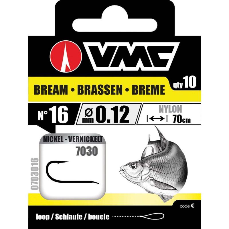 VMC bream hook nickel 70cm nylon 0.16 H10