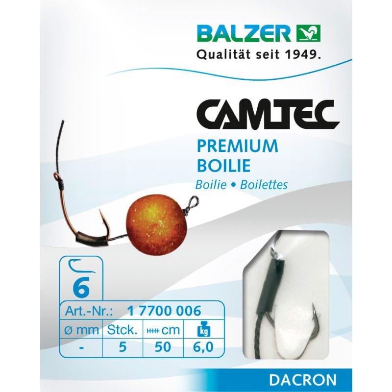 Balzer Camtec Premium Boilie zwart gevlochten 50cm #1
