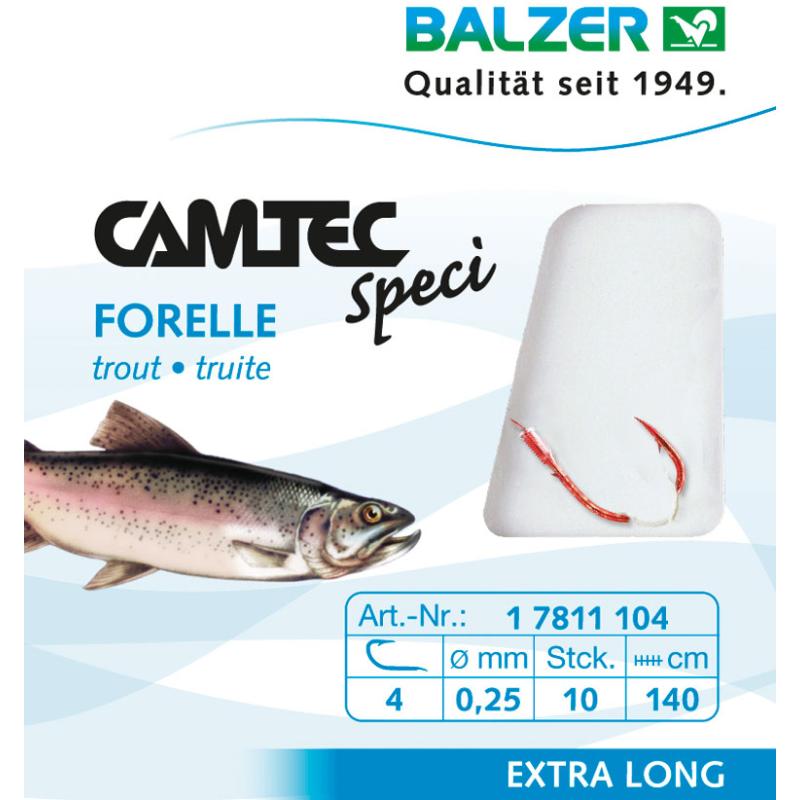 Balzer Camtec Speci Trout/Sbiro rouge 200cm #4