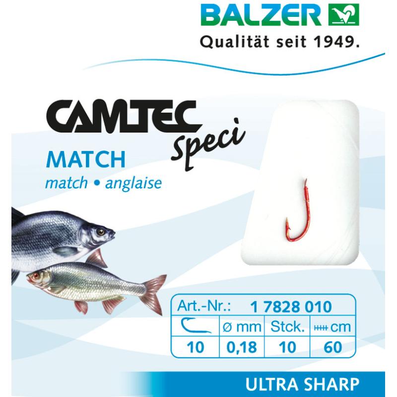 Balzer Camtec Speci Match red 60cm #10