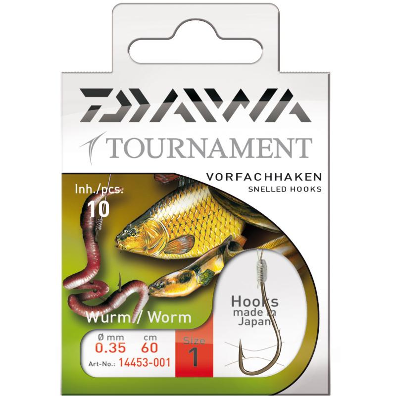 DAIWA TOURNAMENT worm hook size. 1th