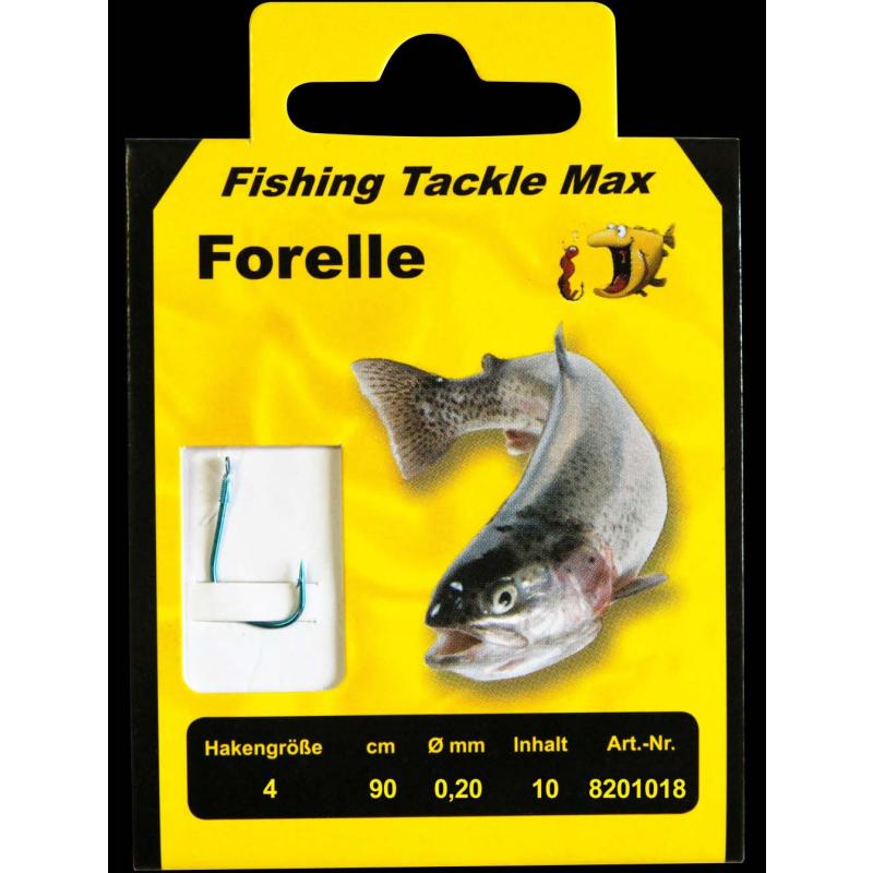 Fishing Tackle Max Hooks Born Trout 04 / 0,20Ø Pack of 10