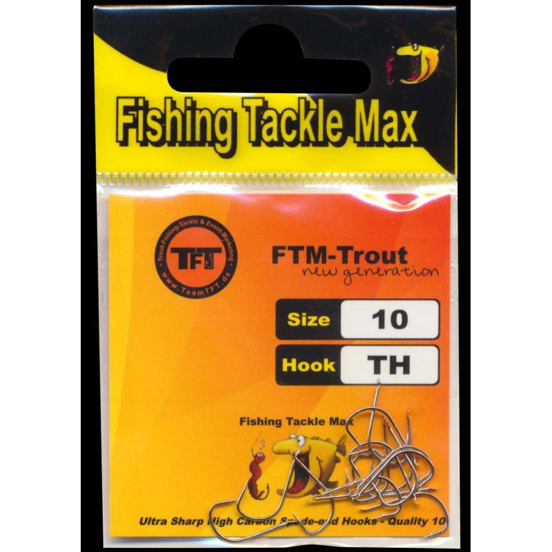 Fishing Tackle Max hooks loose dough size 10, pack of 15.