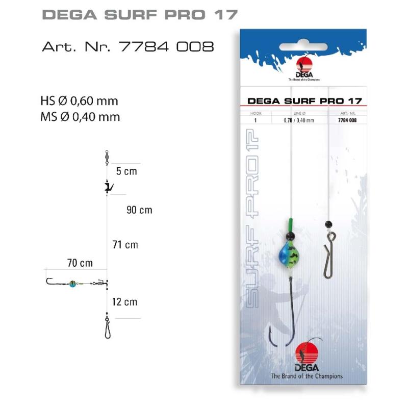 DEGA surf leader DEGA-SURF Pro 17