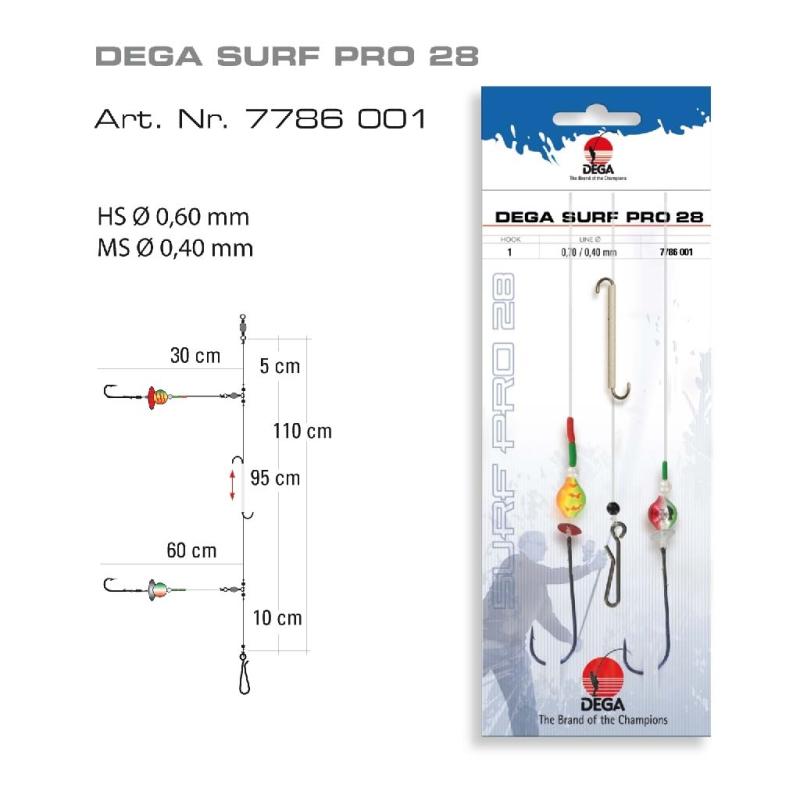 DEGA surf leader DEGA-SURF Pro 28