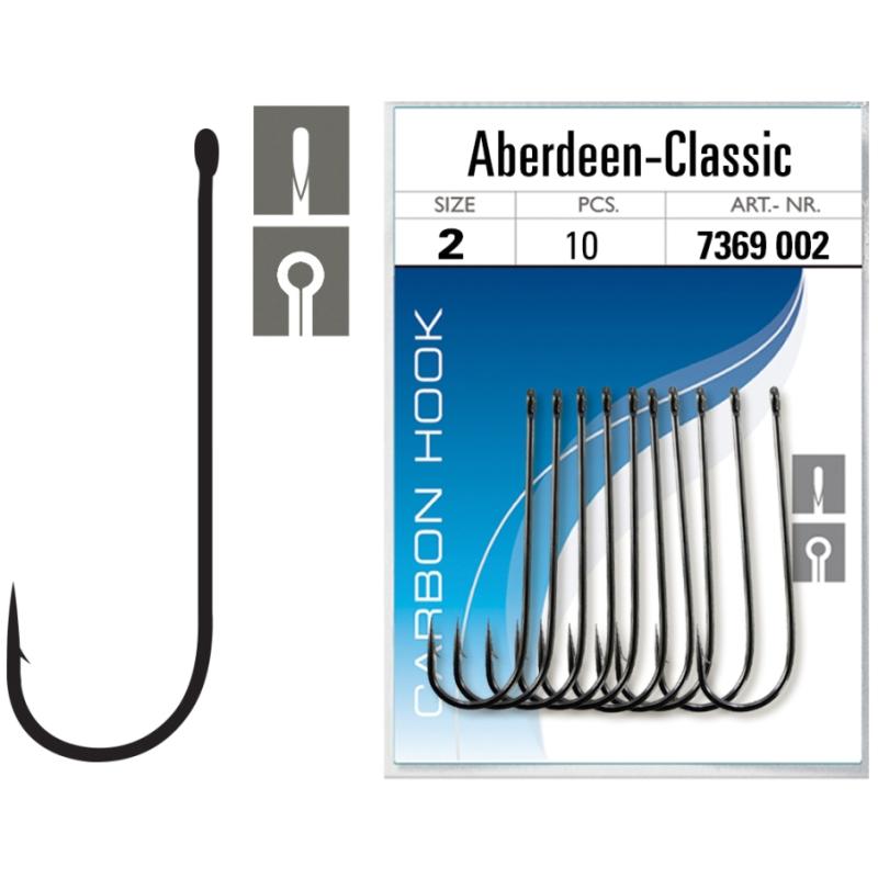 JENZI Aberdeen-Classic hook, loose, size 2, black