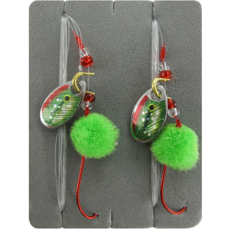 Trout Dope Trout Leader Color Green Length 2,00 m # 10 0,18mm