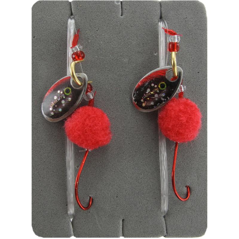 JENZI Trout Dope Trout Leader Color Red Length 2,00 m # 6 0,20mm
