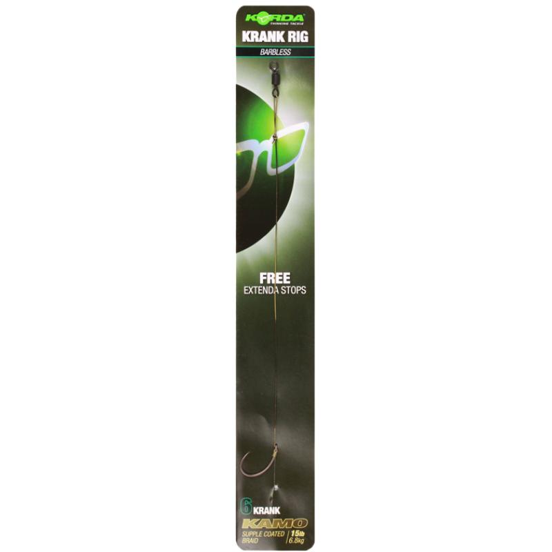 Korda Krank Ready Rig Barbless Taille 2