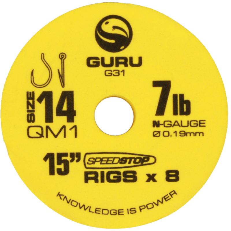 GURU Speedstop QM1 Ready Rig 15 "0.25 / taille 10