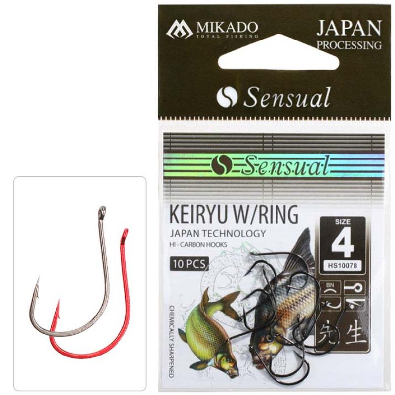 Mikado Hook Sensuele Keiryu W/Ring #8 Bn .