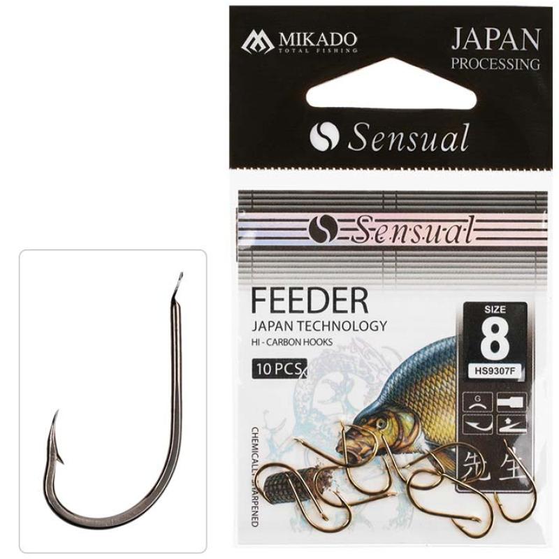 Mikado Hook Sensual Feeder 9307F No. 10 Bn .