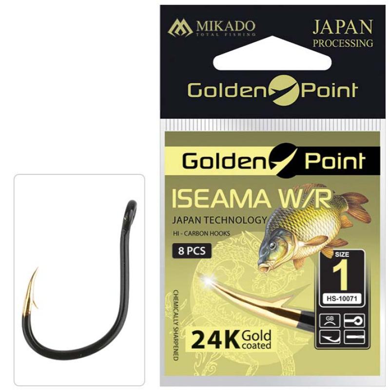 Hameçon Mikado Golden Point Iseama W/R No. 10 Gb .